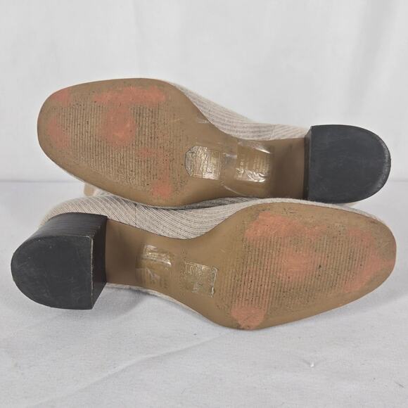 EVERLANE WOMEN'S THE GLOVE RIBBED KNIT ANKLE BOOTS BONE SIZE 7 - Picture 5 of 10